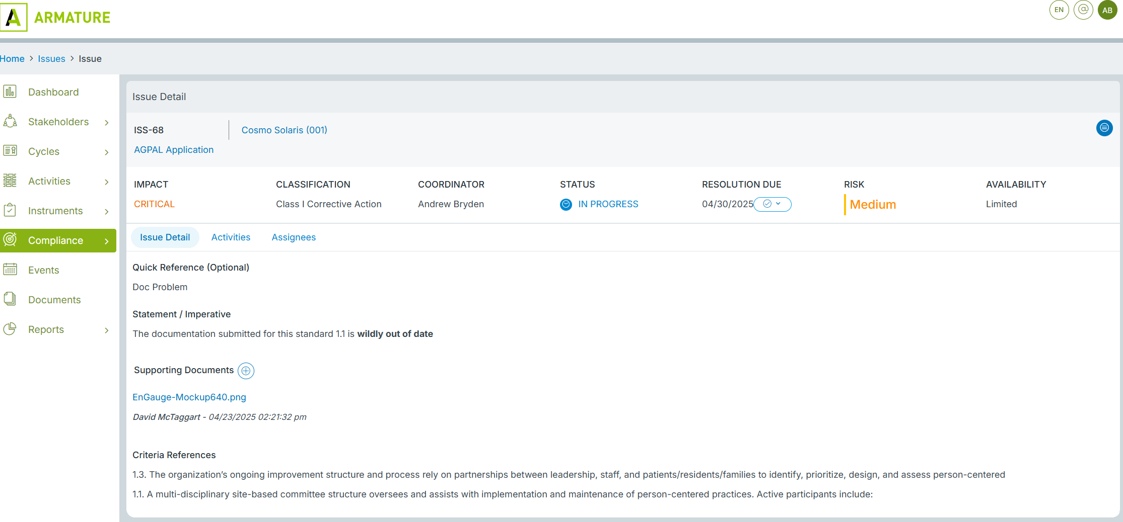 logging issues software